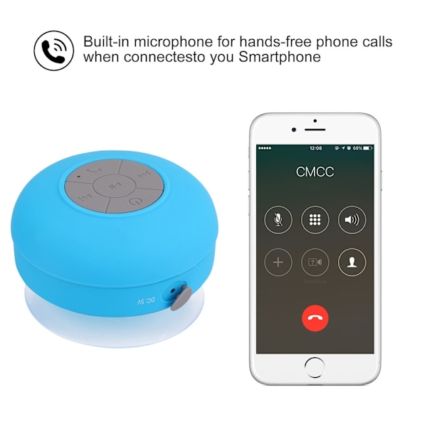 vattentäta Bluetooth  duschhögtalare |grön grön