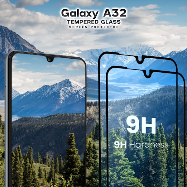 2-Pack Samsung Galaxy A32 5G - Härdat Glas 9H - Super Kvalitet