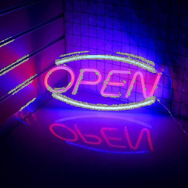 Neonöppen skylt för butik med två ljuslägen [gratis frakt], xiangchongyaying [kk]