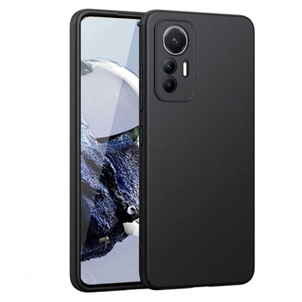 Xiaomi 12T / 12T Pro Ultratunt Mattsvart Skal Basic V2 Svart