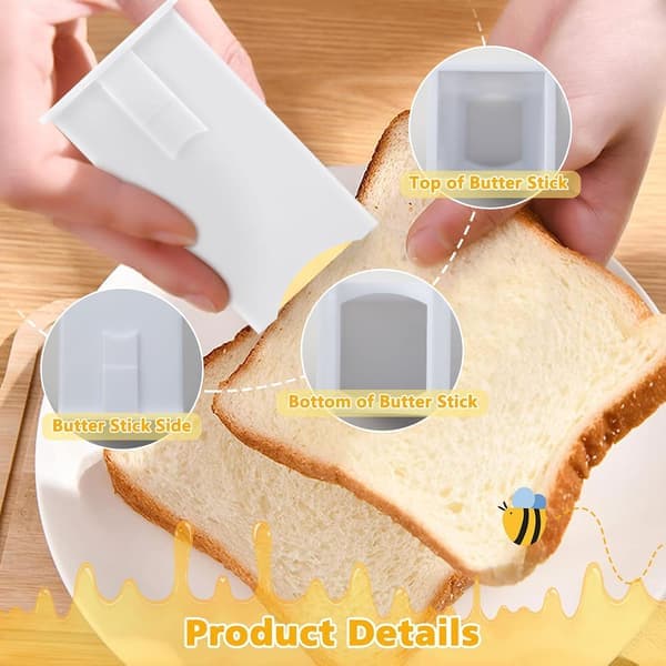 Butter Spreader, Corn on the Cob Butter Dispenser with Built-in Lid, Butter Stick Holder, Butter Applicator, Kitchen Utensil, Baking Tool