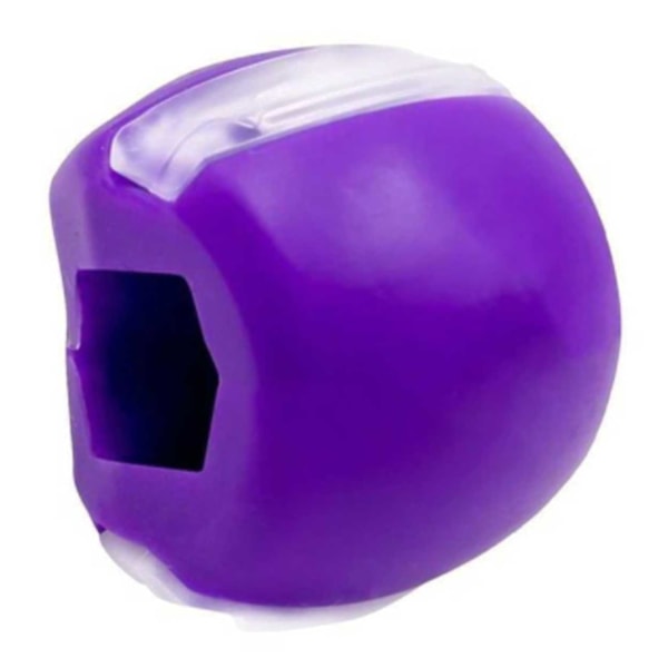 Jawline Exerciser Käktränare Träning för Definierade Käkmuskler Tung (50lbs) Lila Tung (50lbs) Lila