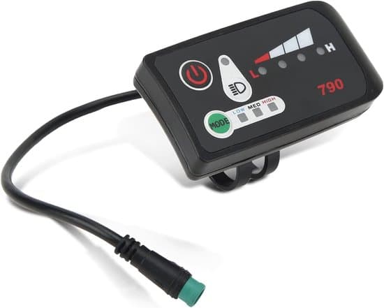 36V LED kontrolpanel til elcykler, 790 LED display til styring af en elcykel (36V)