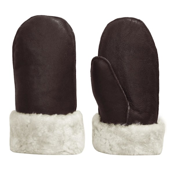 Fårskinnsvantar i äkta läder - Herr & Dam Brown Stl. 10 - Herr: X-Large Brown Stl. 10 - Herr: X-Large