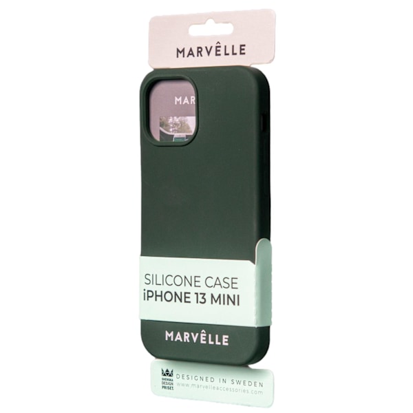 iPhone 13 Mini Marvêlle Liquid Silicone Case Grön