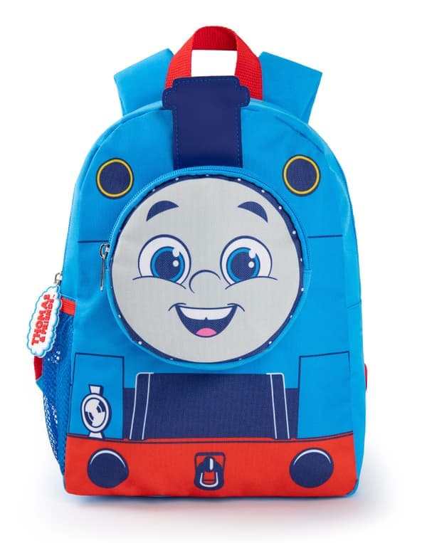 Thomas og Venner Unisex Barne Ryggsekk Blå 3D Lomme - Én Størrelse