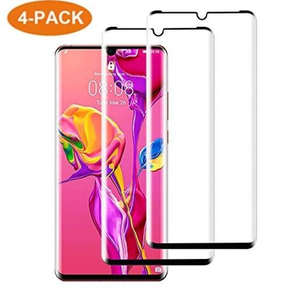 4 st Super  full glue skärmskydd för Huawei p30 pro "Transparent""Transparent"