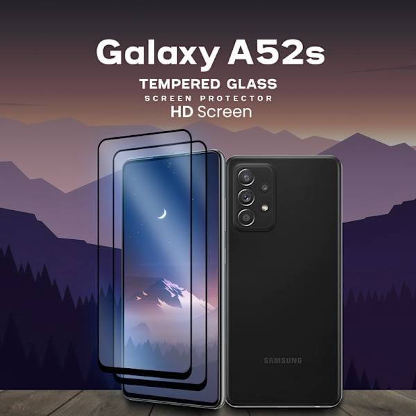 2-Pack Samsung Galaxy A52s - Härdat glas 9H - Super kvalitet