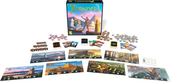 7 Wonders New Edition | Brädspel | Ålder 10+ | 3-7 spelare | 30 minuters speltid