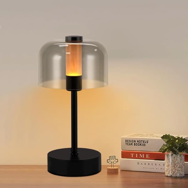 Trådløse bordlamper til indendørs og udendørs brug LED genopladelige touch-lys dæmpbare små sengelamper bærbare batteridrevne lys.