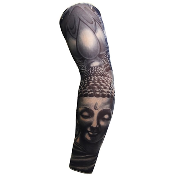 1 st UV-skydd Tillfällig tatuering tryckärmar Armvärmare Utomhus Tillfällig falsk tatuering Armärm