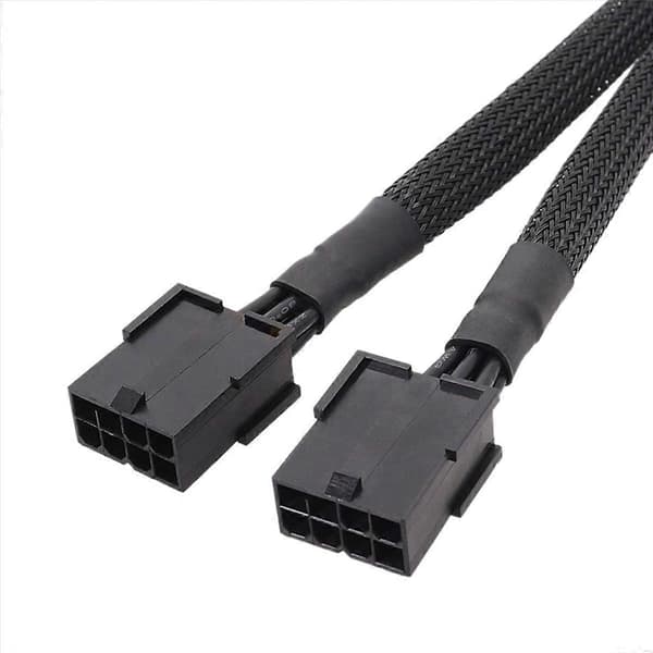 Grafikkort 12VHPWR PCIe 5.0 12-pin til dobbel GPU PCIE 8-pin kabel