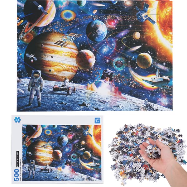 1000 Piece Outer Space Astronaut Puzzle Kids Early Educational Toy Gift LL500-7