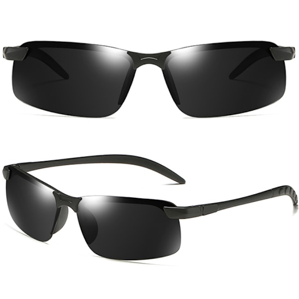 Män Fotokromatiska Solglasögon Som Kör Sportglasögon Black Frame Black Lenses 3 Pack Black Frame Black Lenses 3 Pack