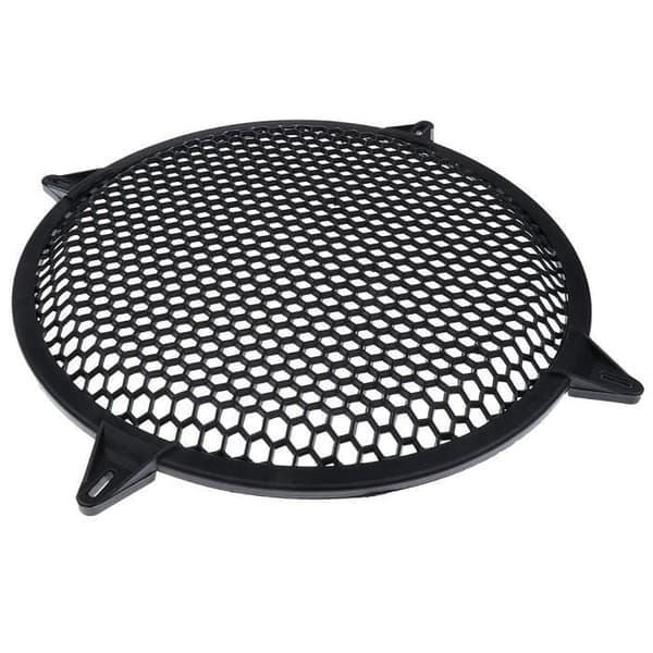 Subwoofer Grill - 12 inch - Black - Wired - Speaker Protection