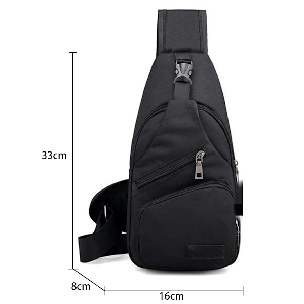 Sling Ryggsäck Multifunktionell Crossbody Väska Sling Väska Dagryggsäck Lätt En Rem Ryggsäck Sling Väska Ryggsäck för Vandring Promenader Cykling Resor