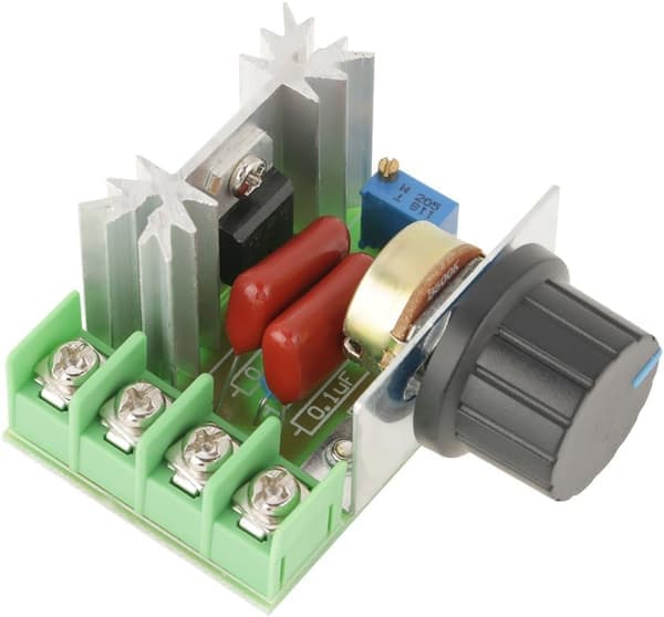AC Motor Varvtalsregulator Spänningsregulator LED-dimmer 2000W AC 50-220V 25A