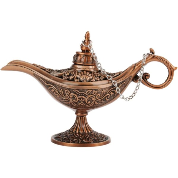 Metall snidad Aladdin Lampa Magic Vintage