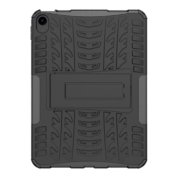 iPad 10.9 2022 Skal Rugged Kickstand Armor Svart