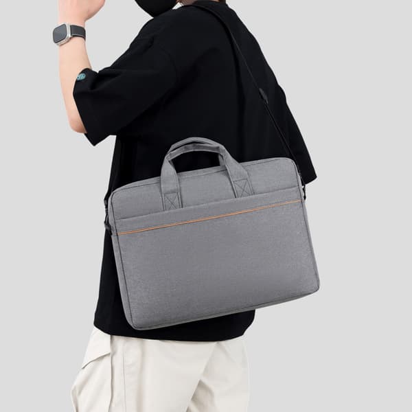 Miesten salkku, harmaa Grey 15-16 inch