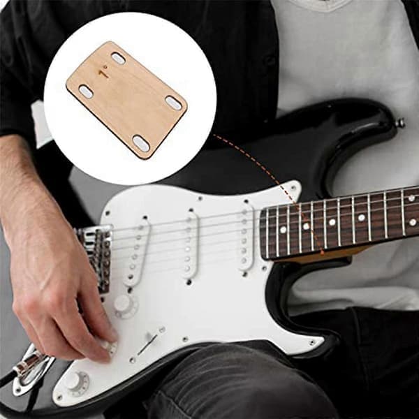 9 st gitarrhalskilar, solid lönnträ gitarrhalskydd 0,25, 0,5 och 1 grad gitarr