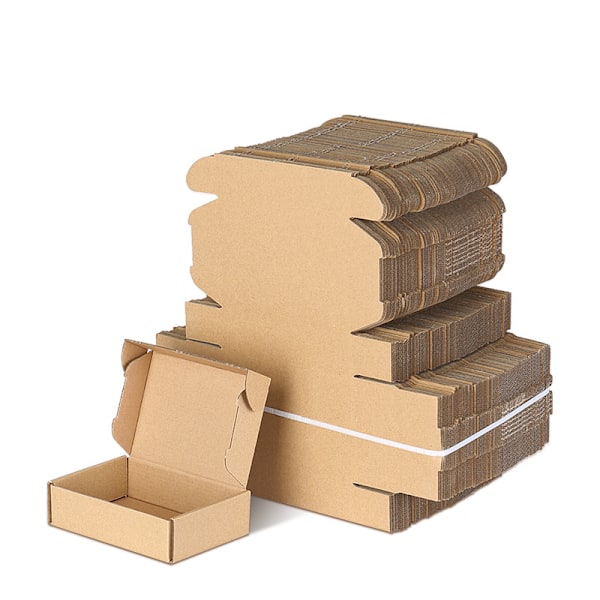 Stora och små Kraft-kartonglådor är idealiska val för godisgåvor vid bröllopsevenemang Brown 150x100x30mm+10 pieces Brown 150x100x30mm+10 pieces