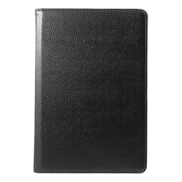 Huawei MediaPad T5 roterande  tablett skyddsfodral av syntetläder med litchifrukts textur - Svart Svart