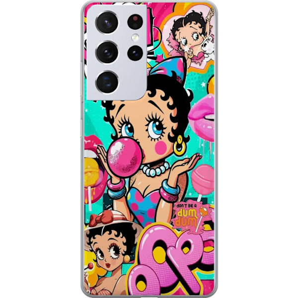 Samsung Galaxy S21 Ultra 5G Plånboksfodral Betty Boop