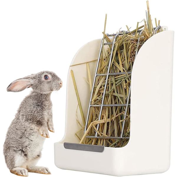 Gräsmatare, Kanin Hö Feeder Kanin Hö Rack, Marsvin Chinchilla Hö Feeder Marsvin, Lämplig för Marsvin, Chinchilla, Hamster, Kaniner, Små