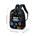 ROBLOX Blox Fruit Ryggsäck Student Tecknad Skolväska Barnryggsäck A 30*15*40cm