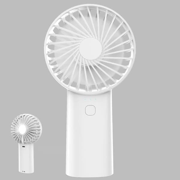Portable Fan - XVX - 3 Speeds - 2400 mAh Battery - USB Rechargeable - Flashlight