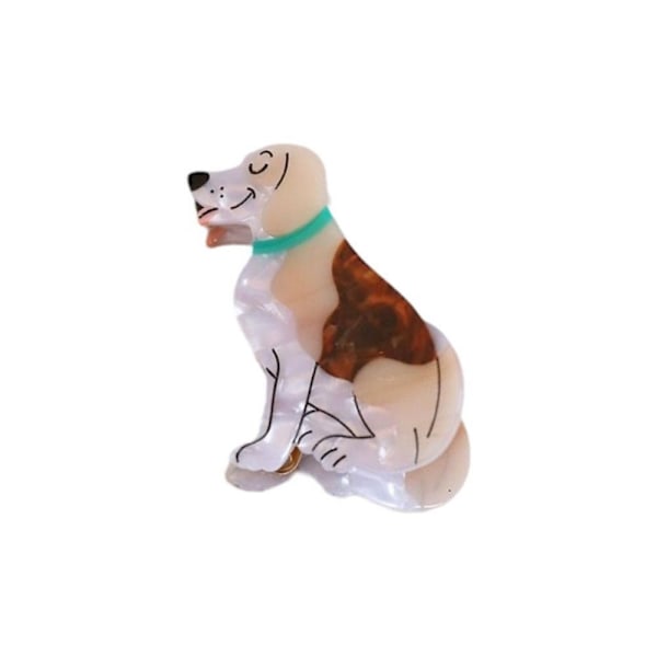 Acetat Hårklo Clips Shark Clip BEAGLE BEAGLE Beagle Beagle