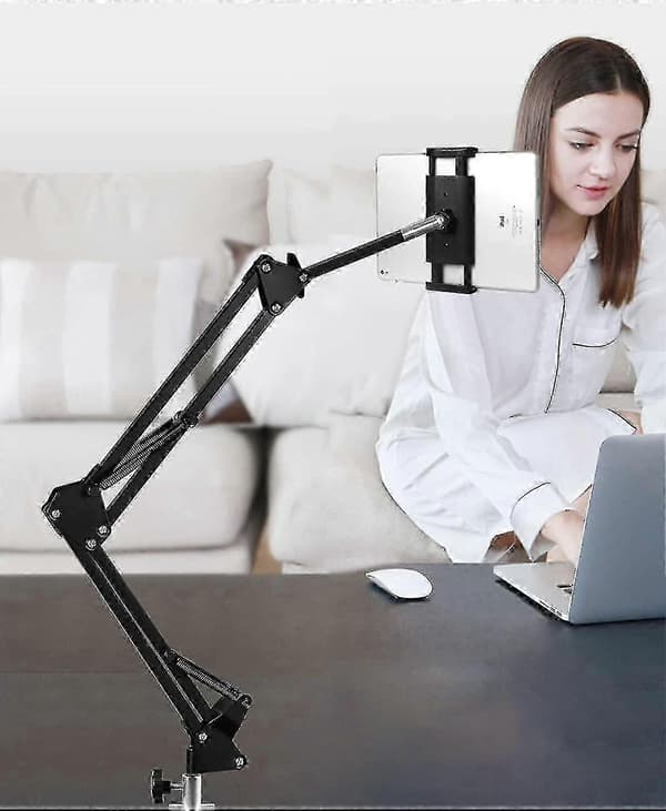 Tablet Holder for Bed, Adjustable and Foldable with 360 Degree Rotation for , , Mobile Phone, Tablet, or Other Devices