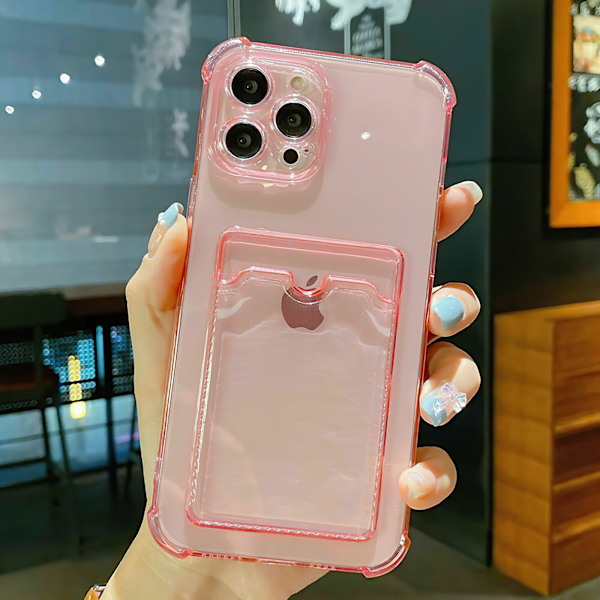 Skydda din iPhone 13 Pro - Köp Skal & Kortfack! Rosa Rosa