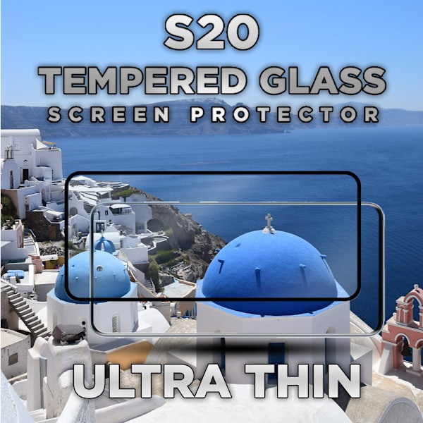 Samsung Galaxy S20 - Härdat glas 9H - Super kvalitet 3D