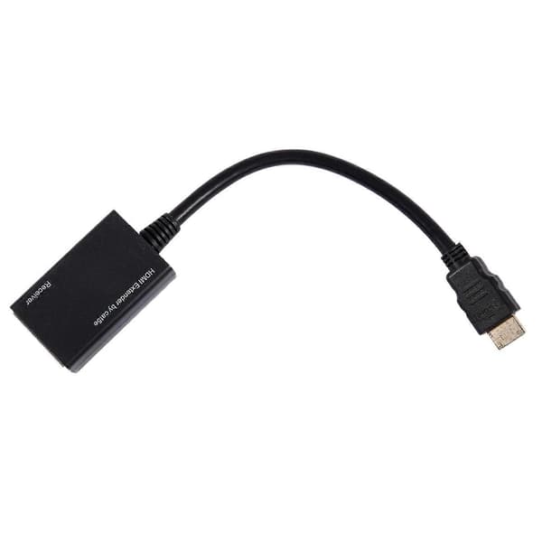 HDMI over RJ45 CAT5e CAT6 UTP LAN Ethernet Extender Repeater 1080P 3D opptil 30m