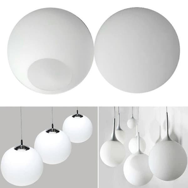Matt White Globe Glass Shade Replacement Round Part Lamp Fixture 10cm