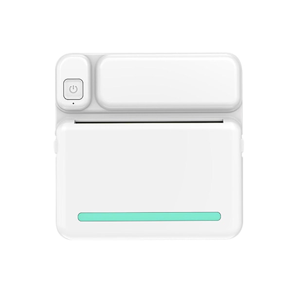 Termiska Bärbara Bluetooth-skrivare 57mm Mini Trådlösa POS Termiska Bildfoto-skrivare för Android IOS Mobiltelefon FLYE1984  (FMY) Blue Free Size Blue Free Size