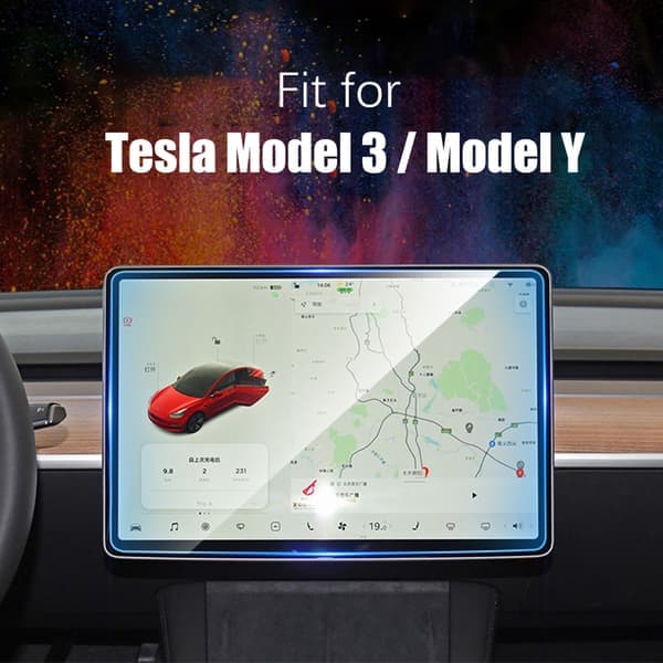 Skärmskydd i härdat glas för Tesla Model 3 / Model Y