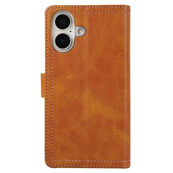 Plånboksfodral Multi-Slot iPhone 16 Cognac
