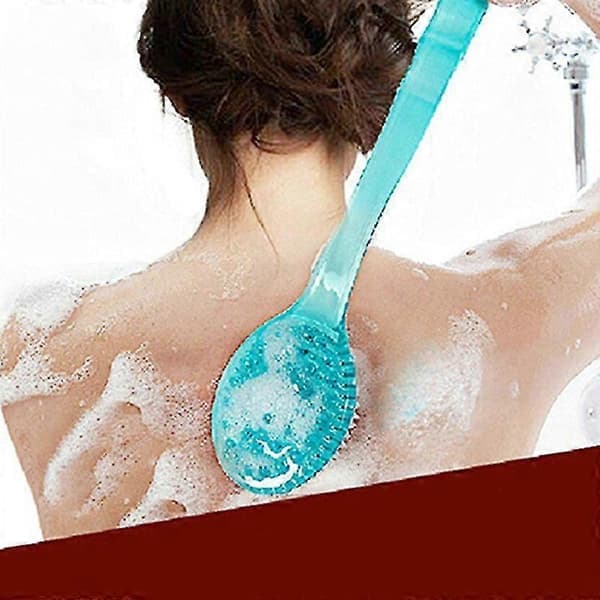 Långskaftad duschborste massager hudrengöringsverktyg - ZZY