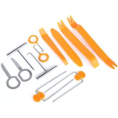 Interior Disassembly Tool Kit - Nosheir - 12 Pieces - Stainless Steel and Plastic - Scratch-Resistant