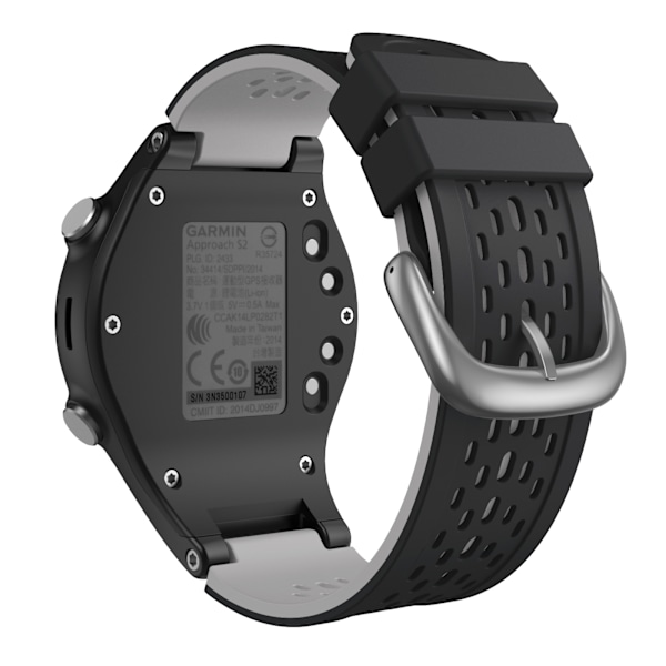 Garmin Approach S2 armband silikon Svart/Grå