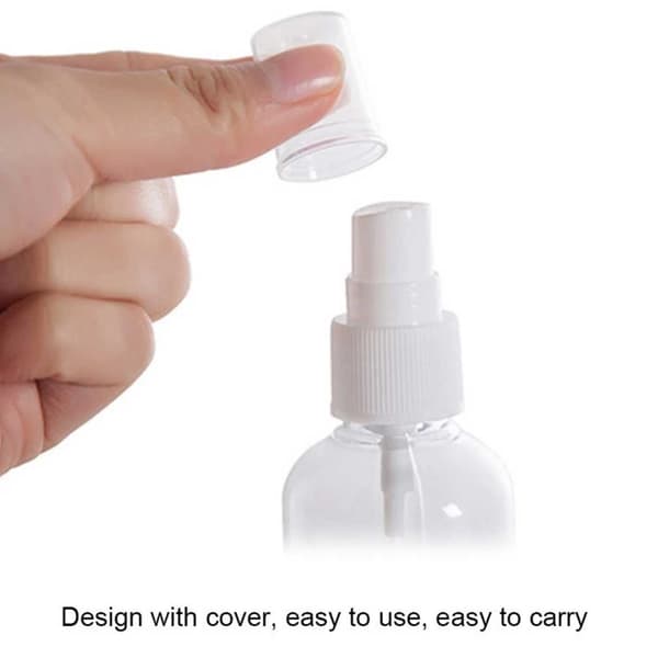 3-pack påfyllningsflaskor - Resekit 60/80/100ml - Parfympåfyllning transparent