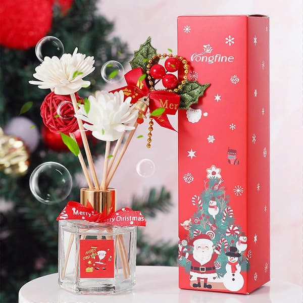 Julekalender Jul Aromaterapi Diffuser Sæt Juleduftende Diffuser Diffusere Til Hjemmet Med Langvarig 50ml A