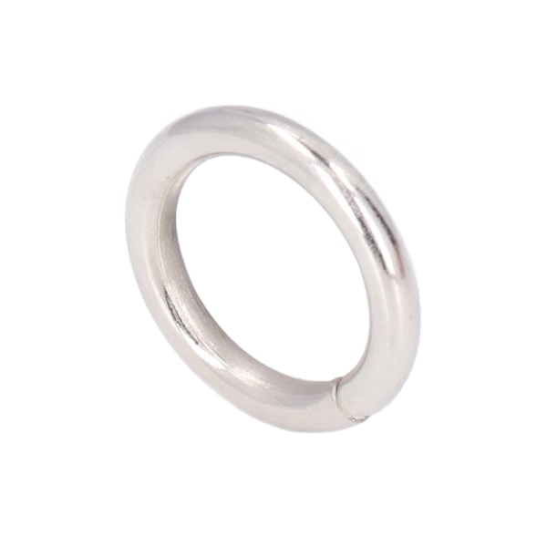50 st metallringar slitstarka utsökta multifunktionella slitstarka blekningsfria metall O-ringar för väska kläder pärlor 15x3mm