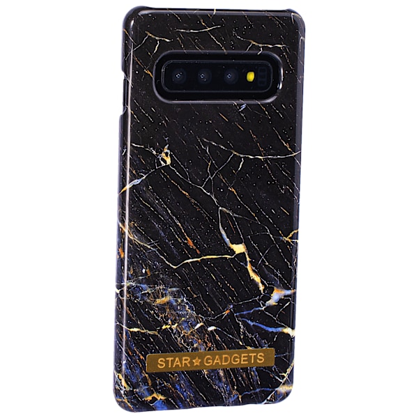 Samsung Galaxy S10 - Skal / Skydd / Marmor Svart Svart