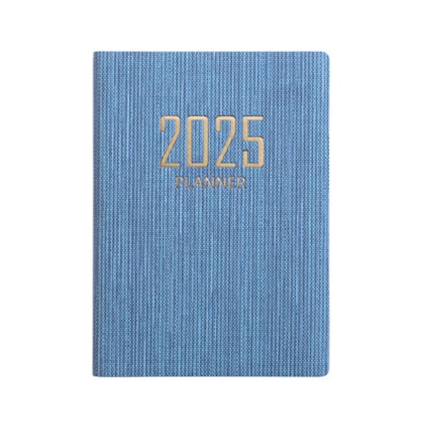 2025 A7 Planner Färgad Omslag Schema Anteckningsbok Daglig Planerare Sche Black 1pc Black 1pc