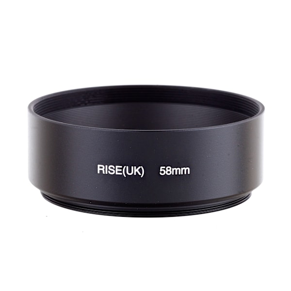 58 mm motljusskydd / standard lens hood svart