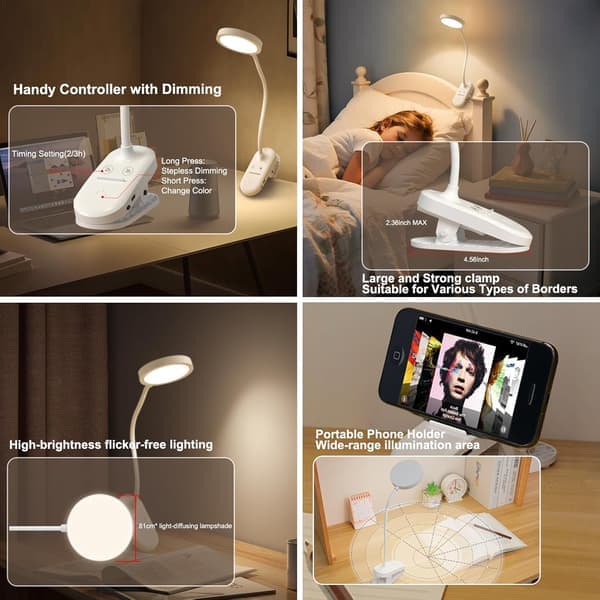 Red Light LED Sleep Aid Lamp 4500K Color Temperature Helps Promote Deep Relaxation.